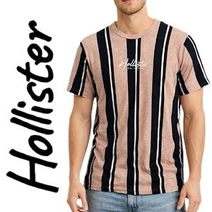 Hollister Mens Size M Striped Shirt